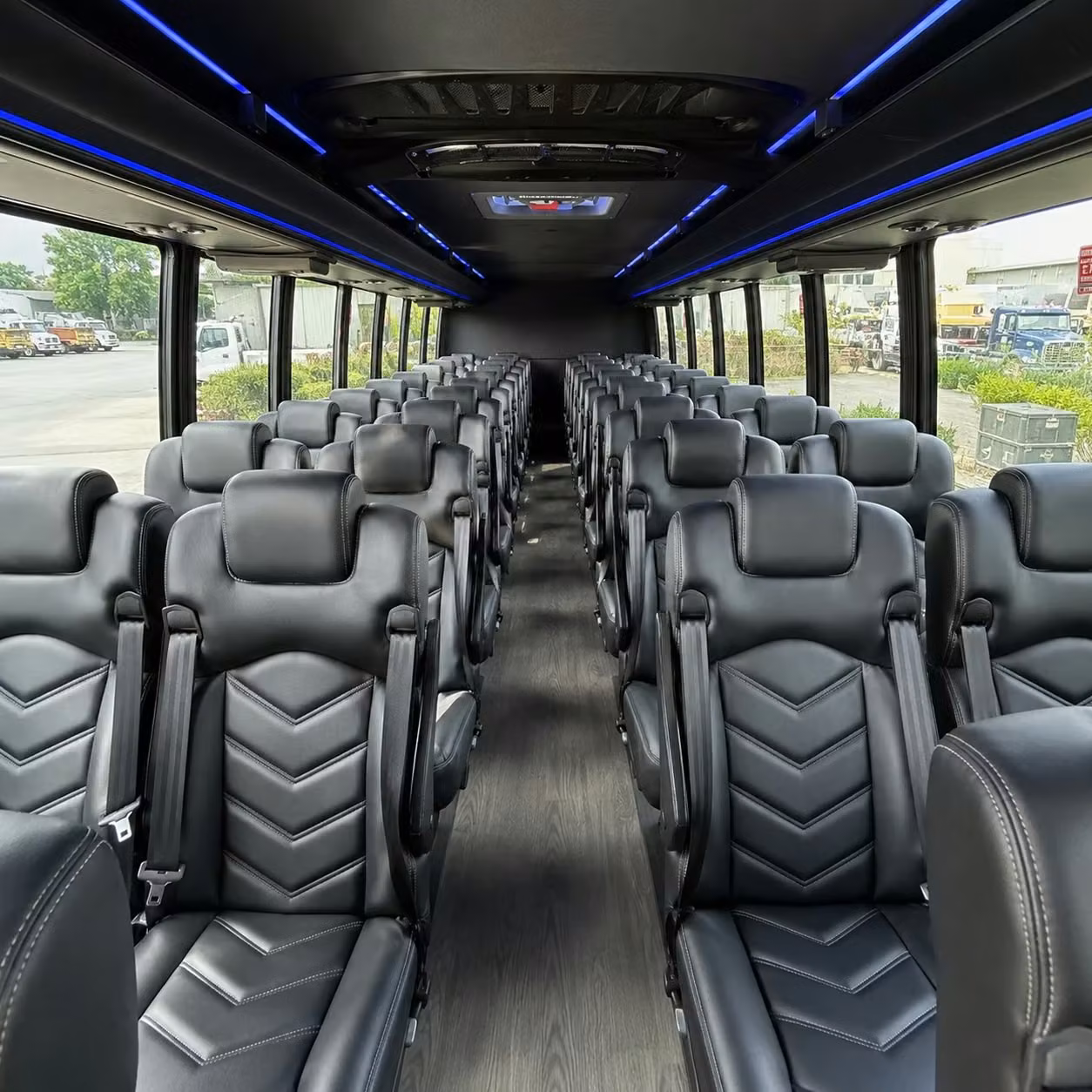 28 passenger minibus inside