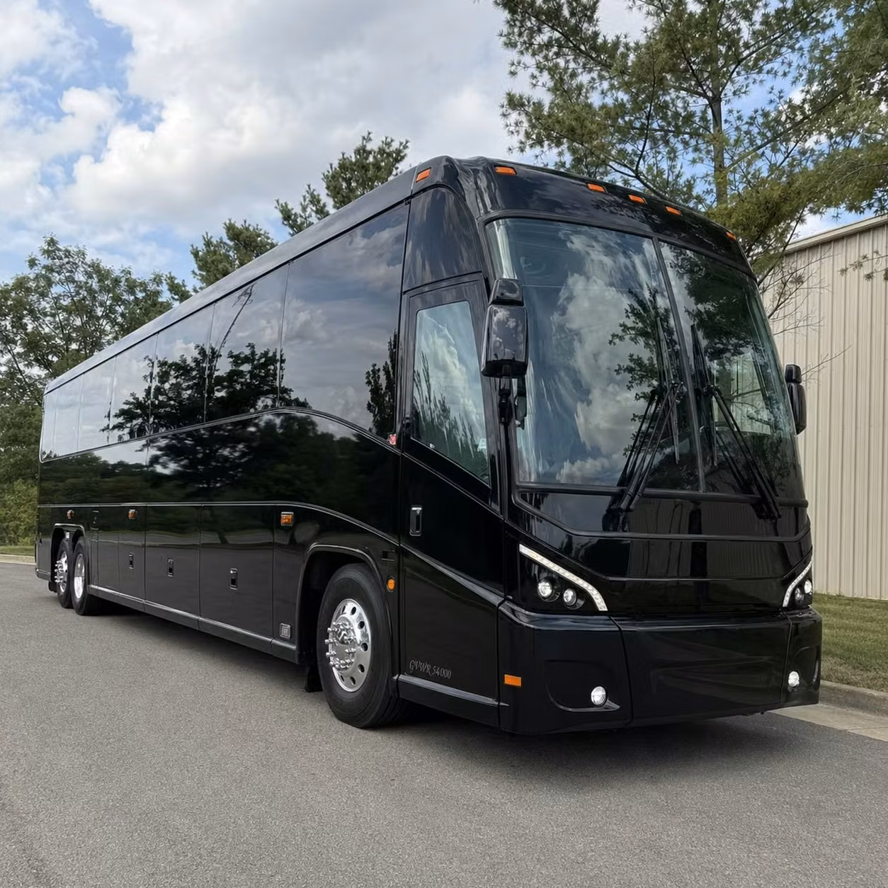 56 passenger charter bus